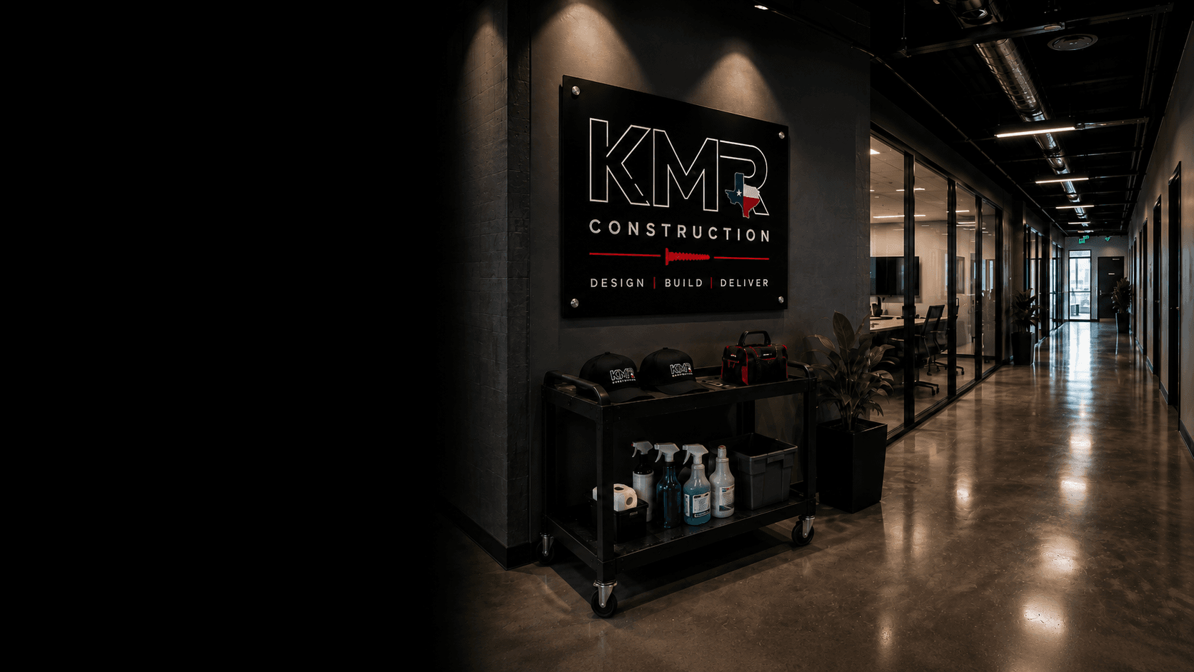 Facilities maintenance team servicing a commercial property